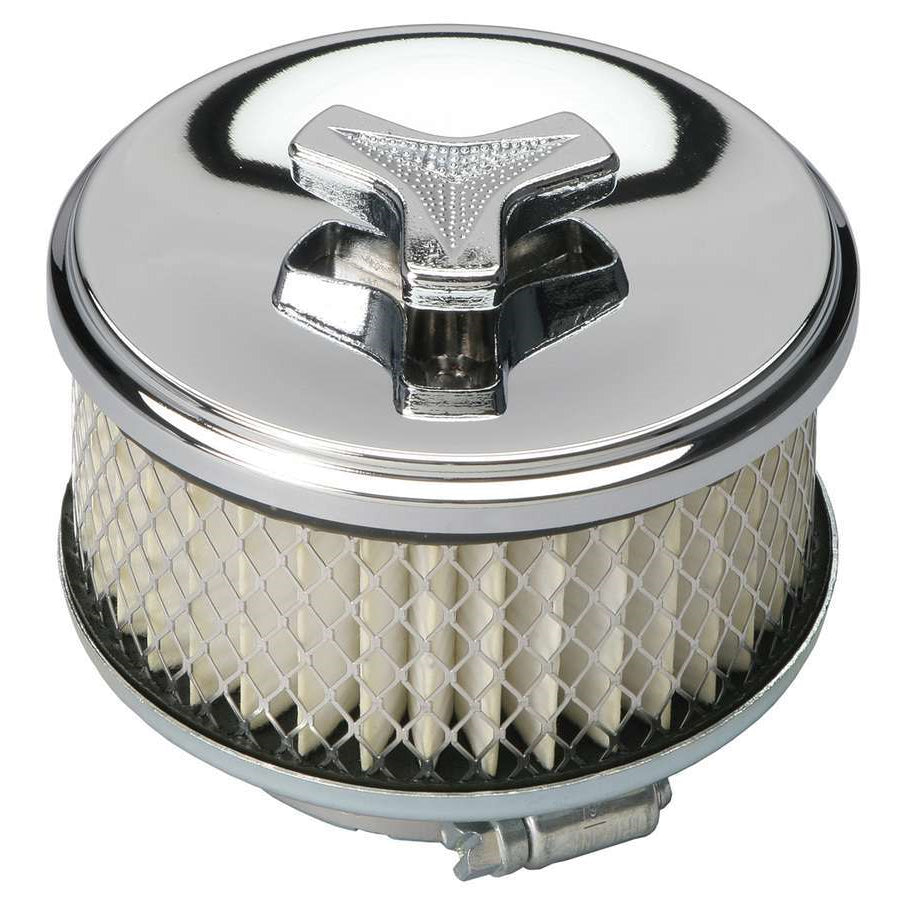 Trans-Dapt Chrome Air Cleaner Deep Dish Style - 4" Diameter