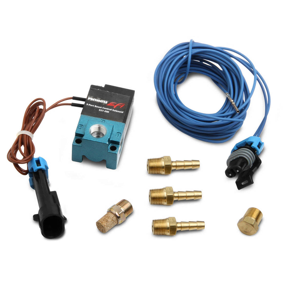Holley EFI Performance Products 3-Port Boost Control Solenoid Fittings Included - Holley EFI Dominator/HP EFI