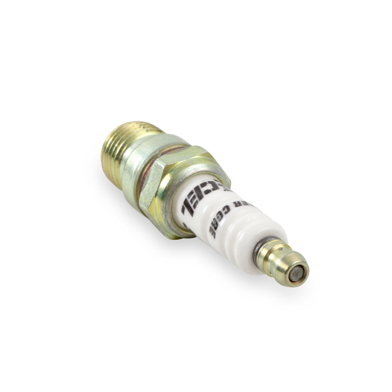 ACCEL Shorty Spark Plug - 14 mm Thread - 0.460 in R - Tapered Seat - Resistor - Set of 8 8198
