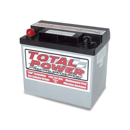 Total Power Battery AGM Battery 12V 1200 Cranking Amps Top Post Screw" Terminals - 7.75" L x 6.875" H x 5.25" W