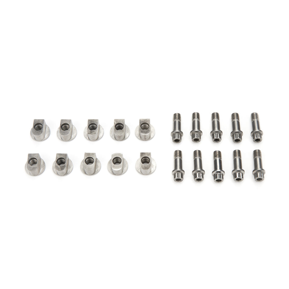 Mark Williams Front Brake Rotor Fastener Kit - 5/16-24 in Thread - 0.875 in Long - 12 Point Head (Set of 16)
