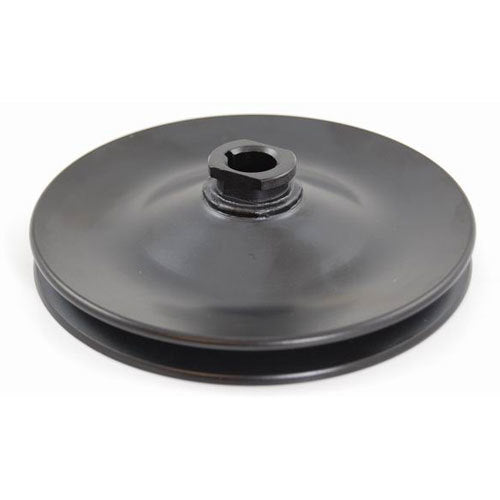 Racing Power V-Belt Power Steering Pulley 1 Groove Keyed 5-7/8" Diameter