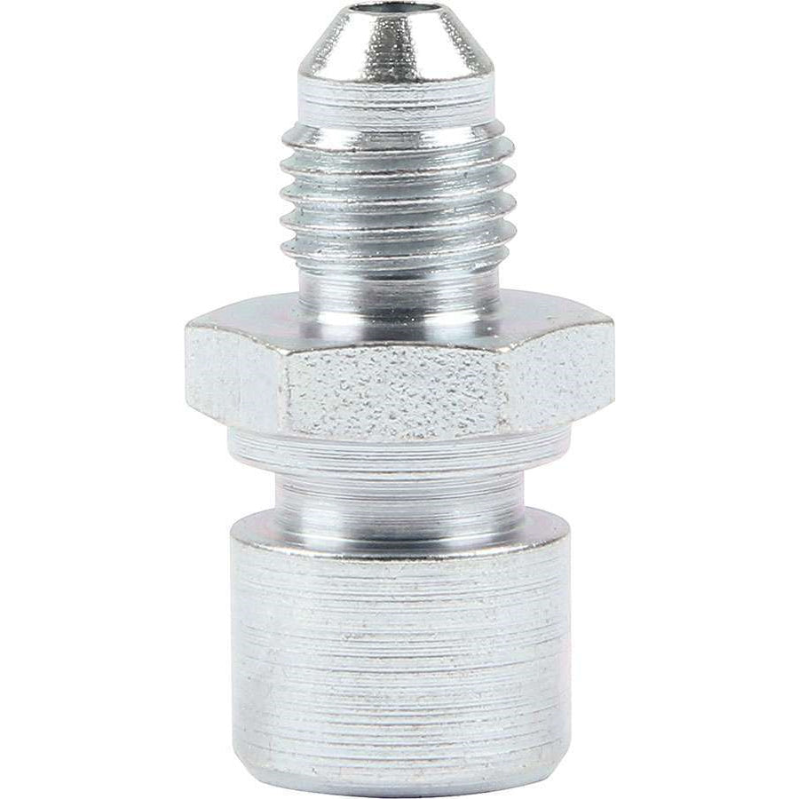 Allstar Performance Steel Brake Line Adaptor Fitting -4 AN Male to 3/16-24 in Inverted Flare Female