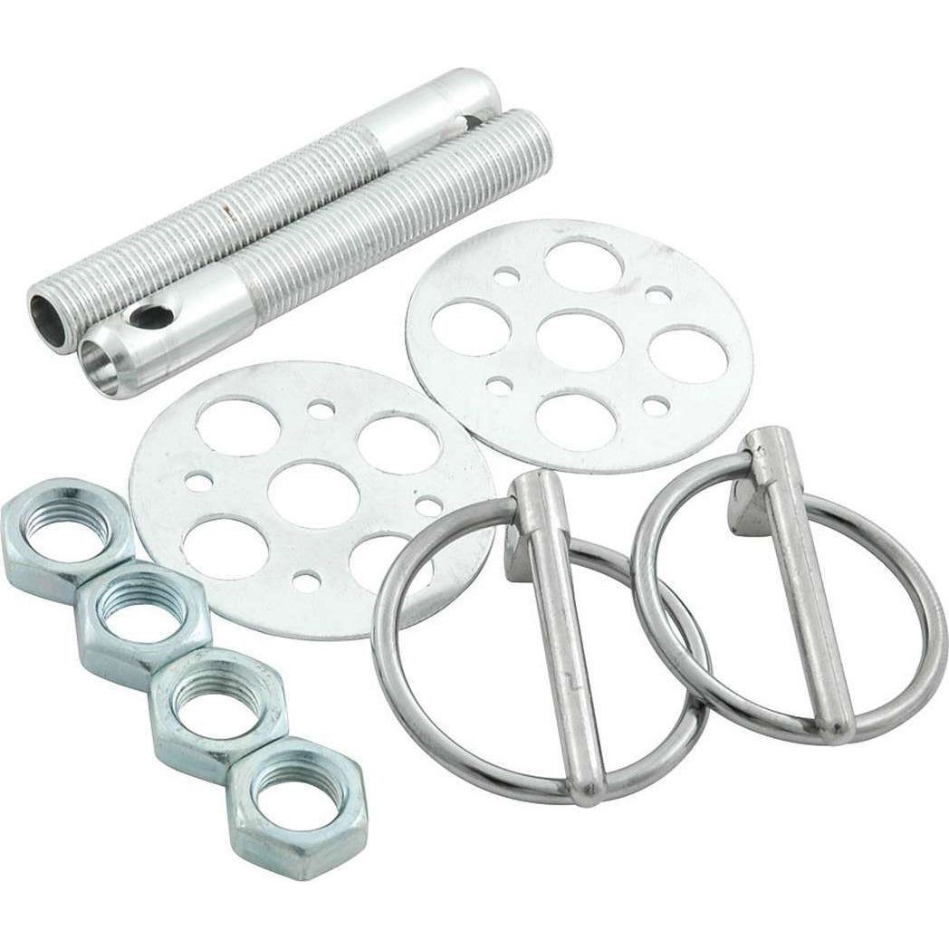 Allstar Performance Lightweight Aluminum Hood Pin Kit - 3/8" - Silver