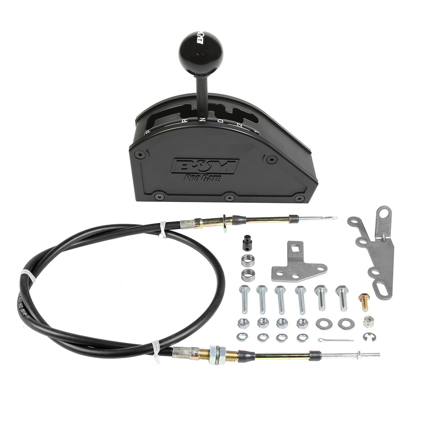 B&M Pro Gate Shifter - Automatic - Floor Mount - Cable/Hardware Included - GM 3 Speed