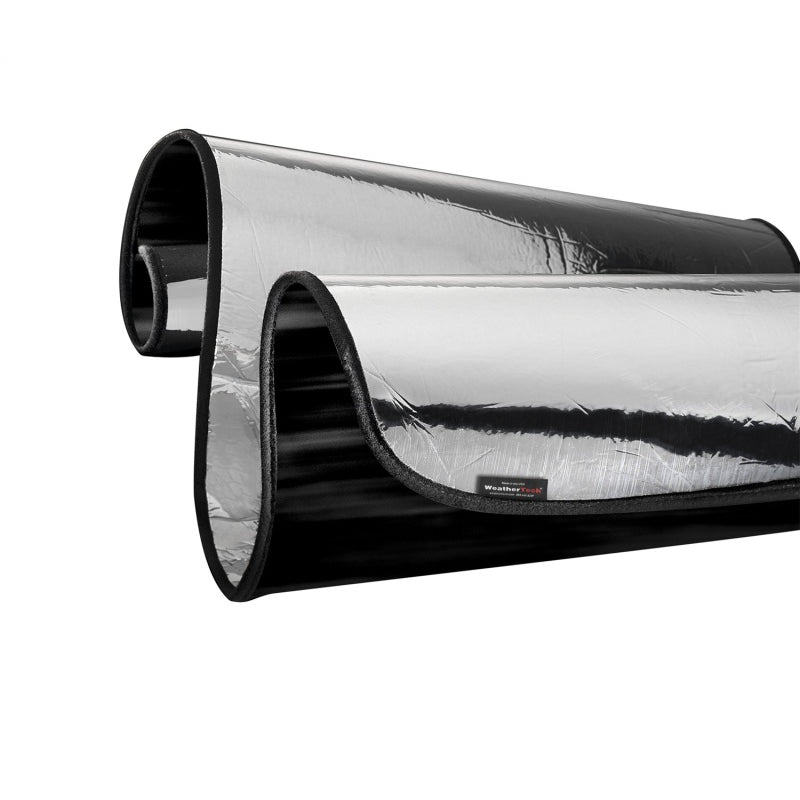 WeatherTech TechShade Windshield SunShade - Silver/Black - Tesla 3 2017-20