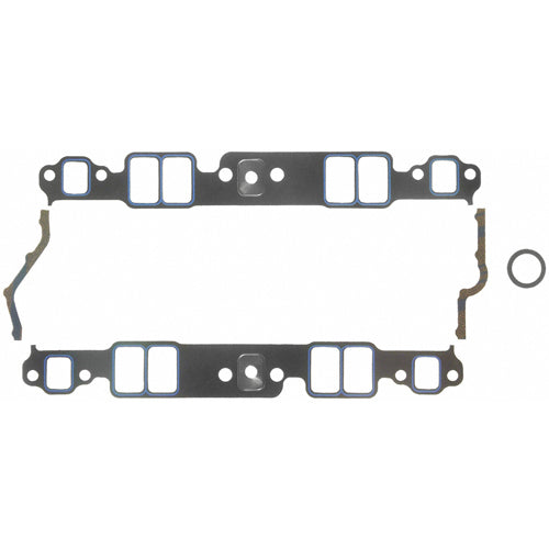 Fel-Pro Marine Printoseal Intake Manifold Gasket - 1.258 x 1.995 in Rectangular Port - Composite - Small Block Chevy