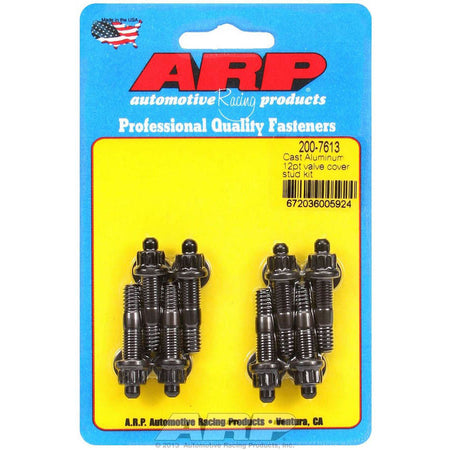 ARP Valve Cover Stud Kit - For Cast Aluminum Covers - 1/4"-20 - 1.500" Length - 12-Point (12 Pieces)