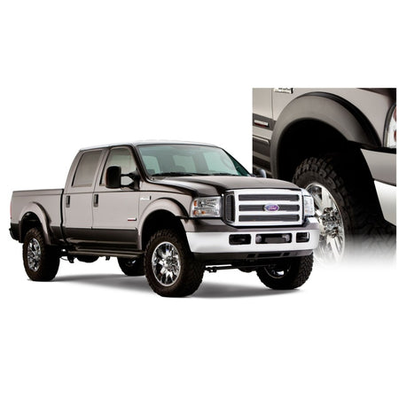 Bushwacker Extend-A-Fender Front / Rear Fender Flare - 2 in Wide - Black - Ford Fullsize Truck 1999-2007