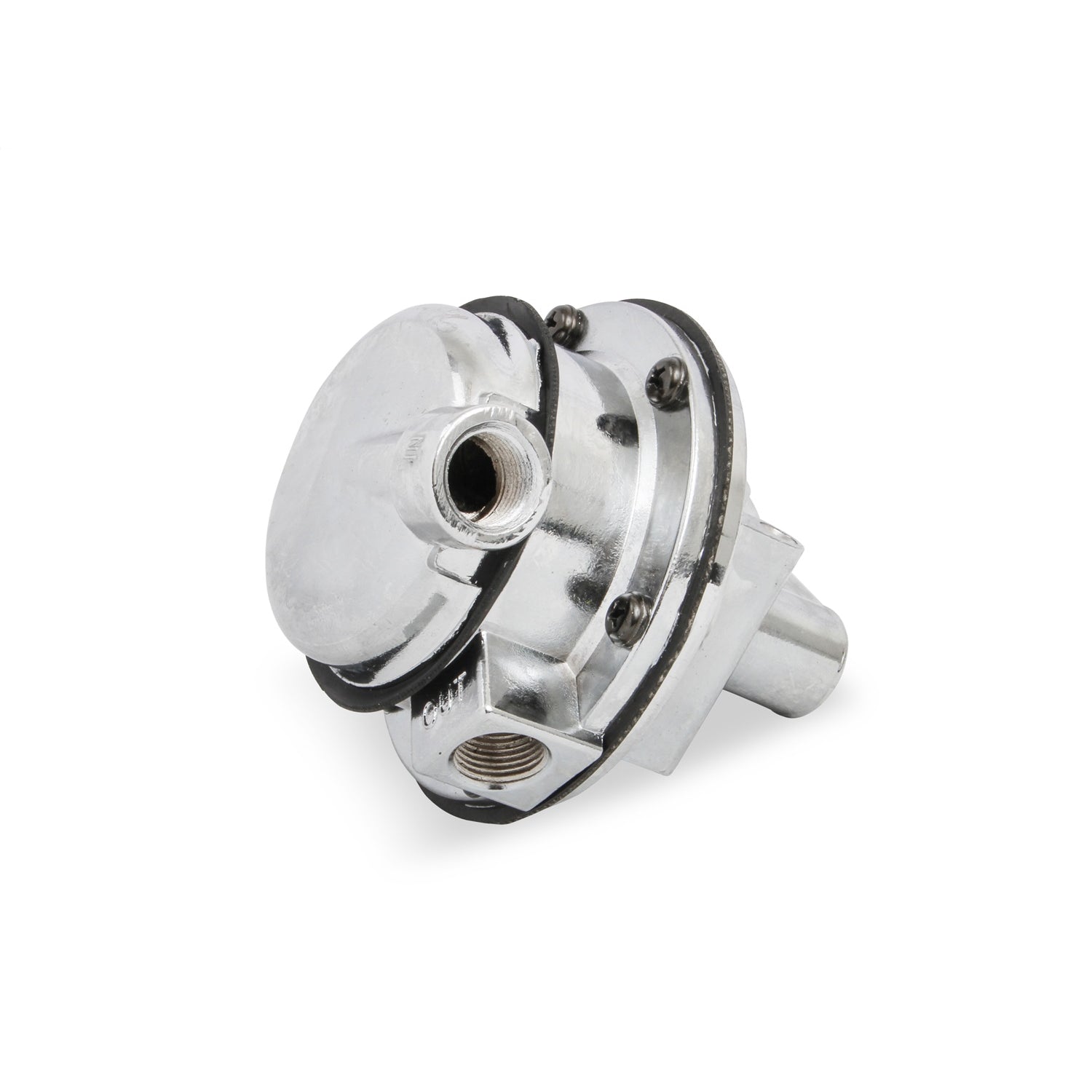 Holley Mechanical Fuel Pump - 110 gph - 6.5-8 psi - 3/8 in NPT Female Inlet / Outlet - Polished - Gas - Small Block Chevy
