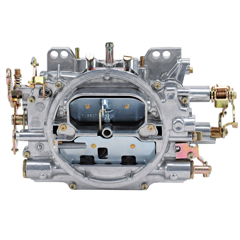 Edelbrock AVS2 650 CFM 4-Barrel Carburetor - Square Bore - Manual Choke - Mechanical Secondary - Single Inlet - Satin