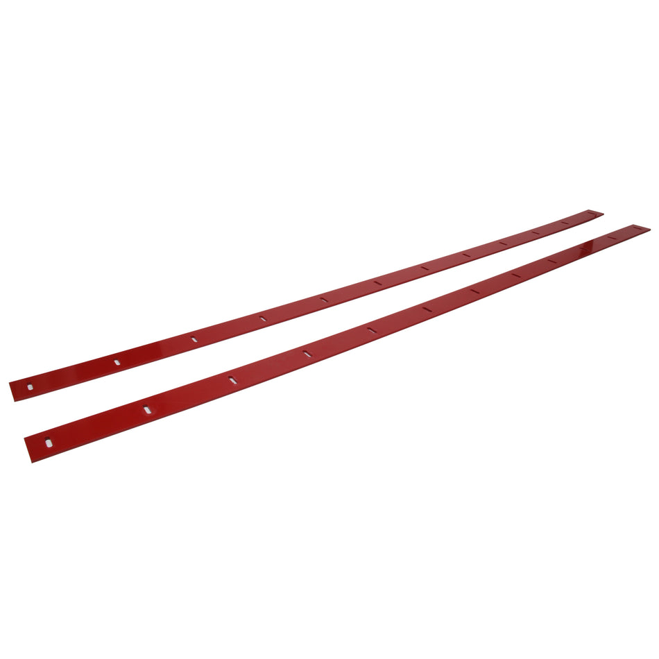 Five Star 2019 Late Model Body Nose Wear Strips - Red (Pair)