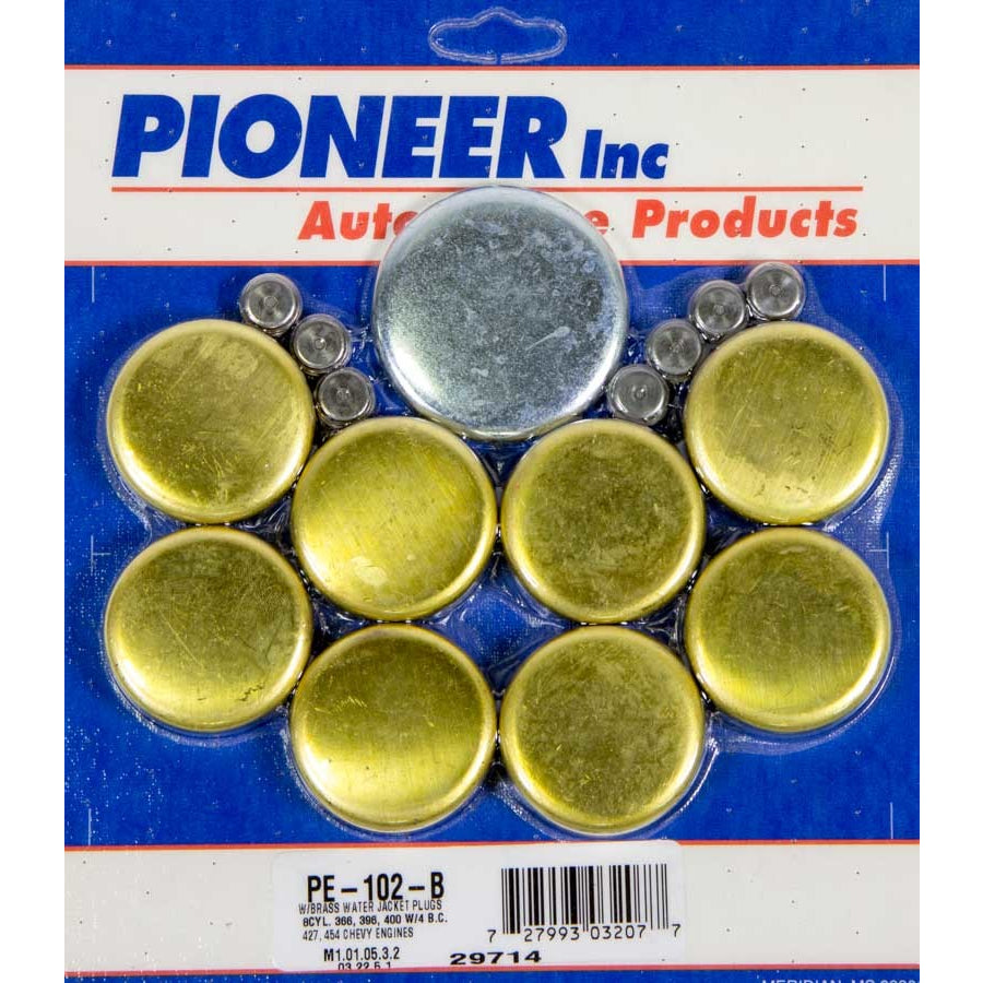 Pioneer 454 Chevy Freeze Plug Kit - Brass