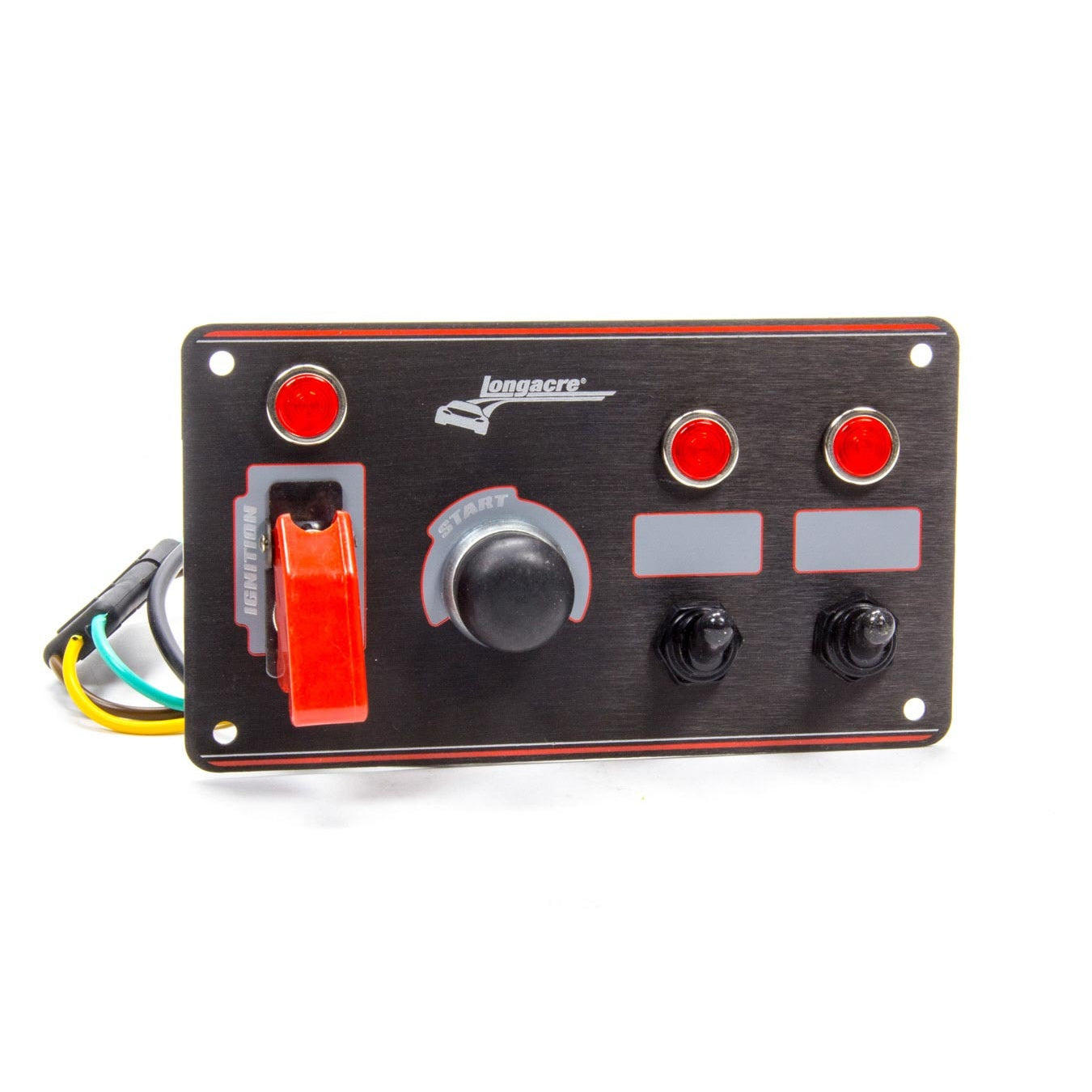 Longacre Ignition Panel Black w/2 Acc. and Pilot Light