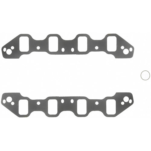 Fel-Pro Intake Gaskets - Composite - Cut to Fit - 2.20" x 1.35-1.83" Port - .060" Thick - Ford 302 SVO, 351 SVO, 351C