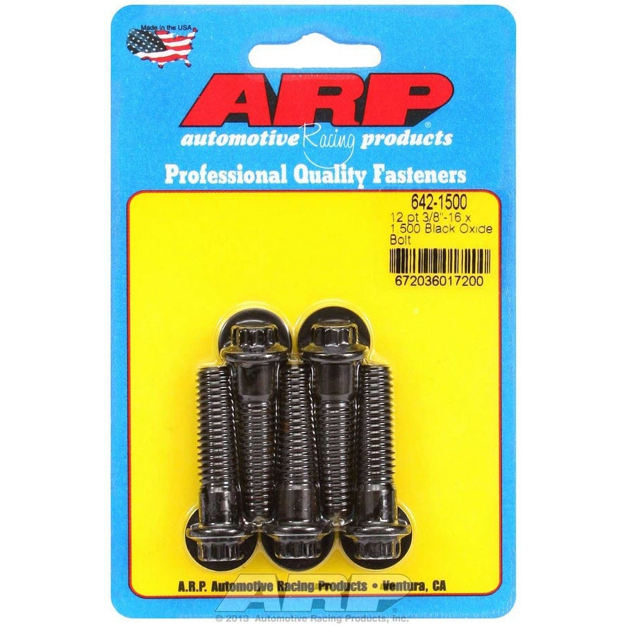 ARP Bolt Kit - 3/8" 12 Point - 3/8-16 Thread x 1.500 - Set of 5