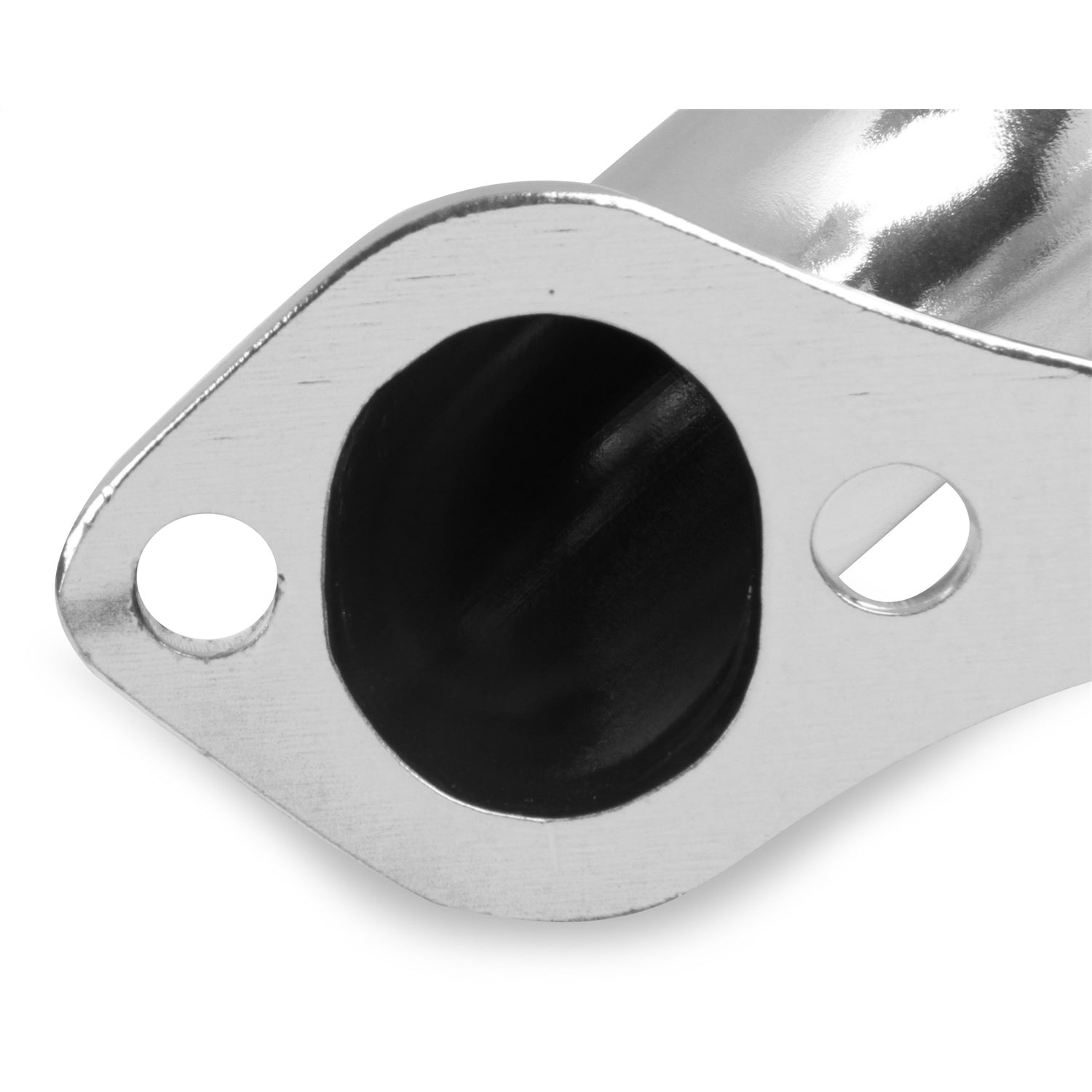 Flowtech Block Hugger Header - SB Chevy w/ D-Port Heads - 1-5/8" - 2-1/2" Collector - Stainless Steel