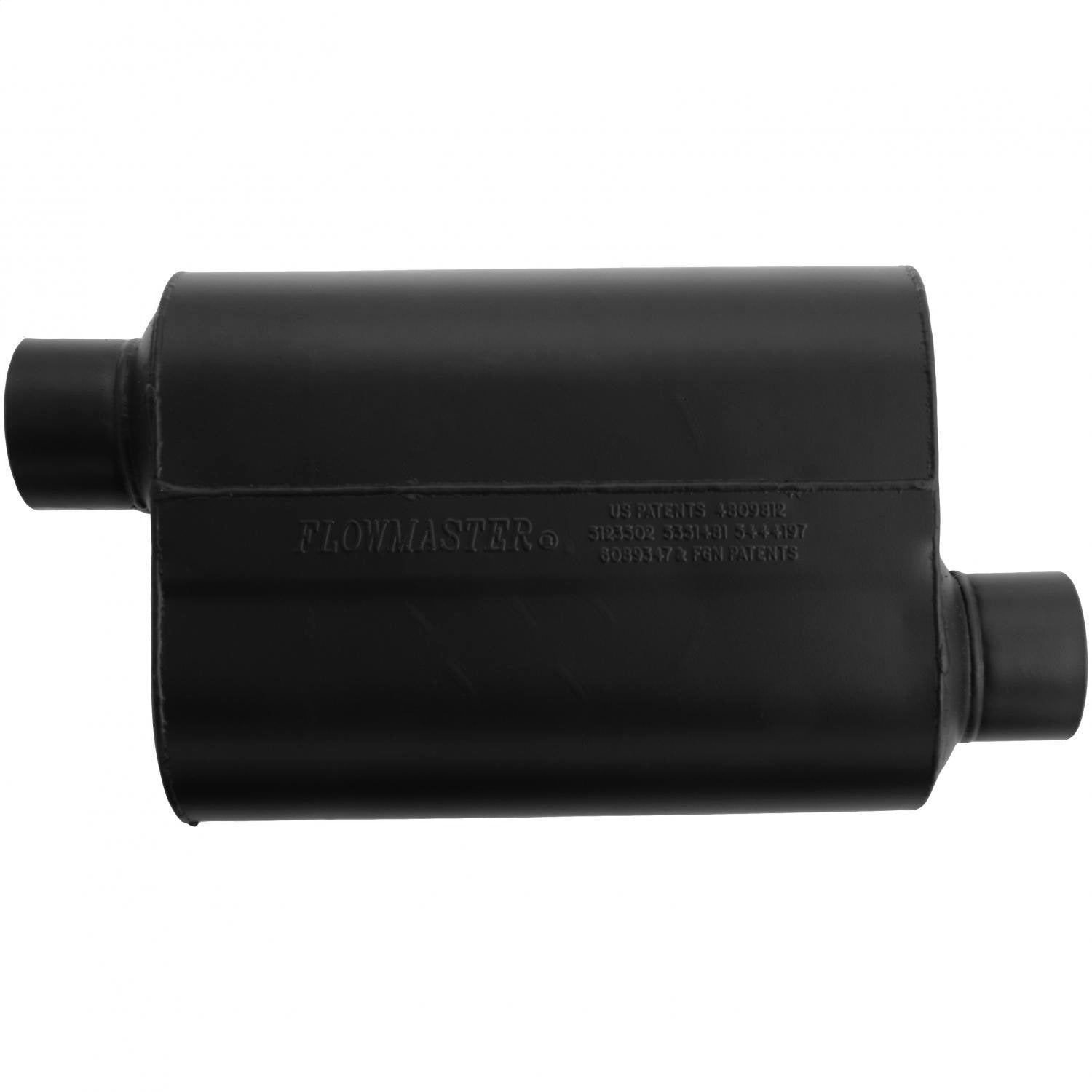 Flowmaster Super 40 Delta Flow Muffler - 3" Offset - Inlet / Opposite Side Offset Outlet