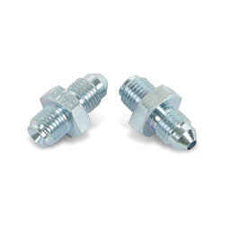 Earl's Steel Brake Adapter -03 AN to 3/8-24 Inverted Flare - Short - (2 Pack)