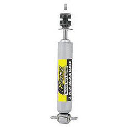 Competition Engineering Drag Monotube Shock - 14.50 in Compressed / 24.50 in Extended - 1.63 in OD - 3 Way Adjustable - Gray Paint - Rear
