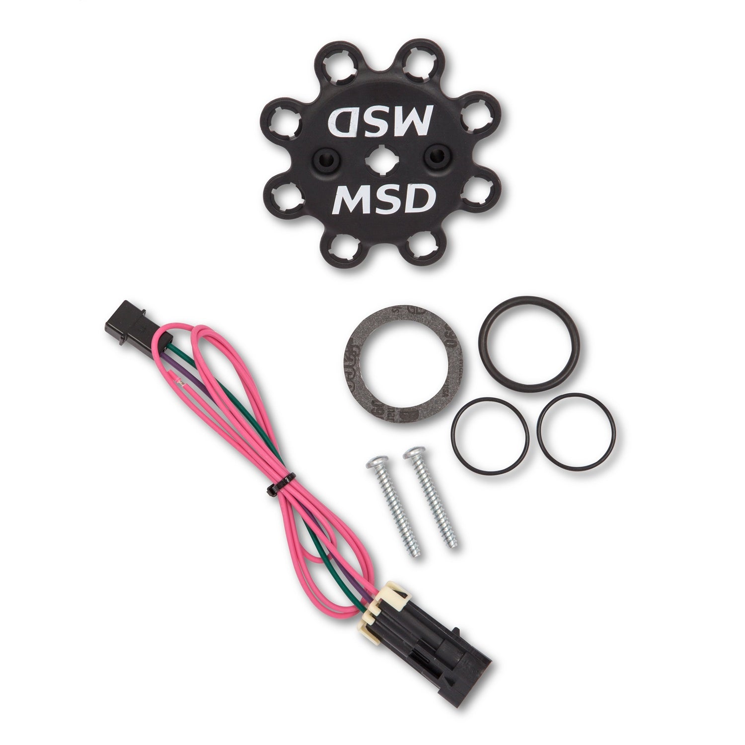 Sniper EFI Distributor - Hyperspark - Hall Effect - HEI Style Terminal - Black - Small Block Ford