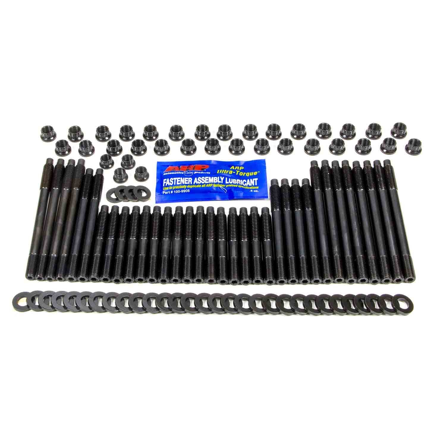 ARP Pro Series Cylinder Head Bolt Kit - 12 Point Head - Chromoly - Black Oxide - Small Block Chevy 234-4710