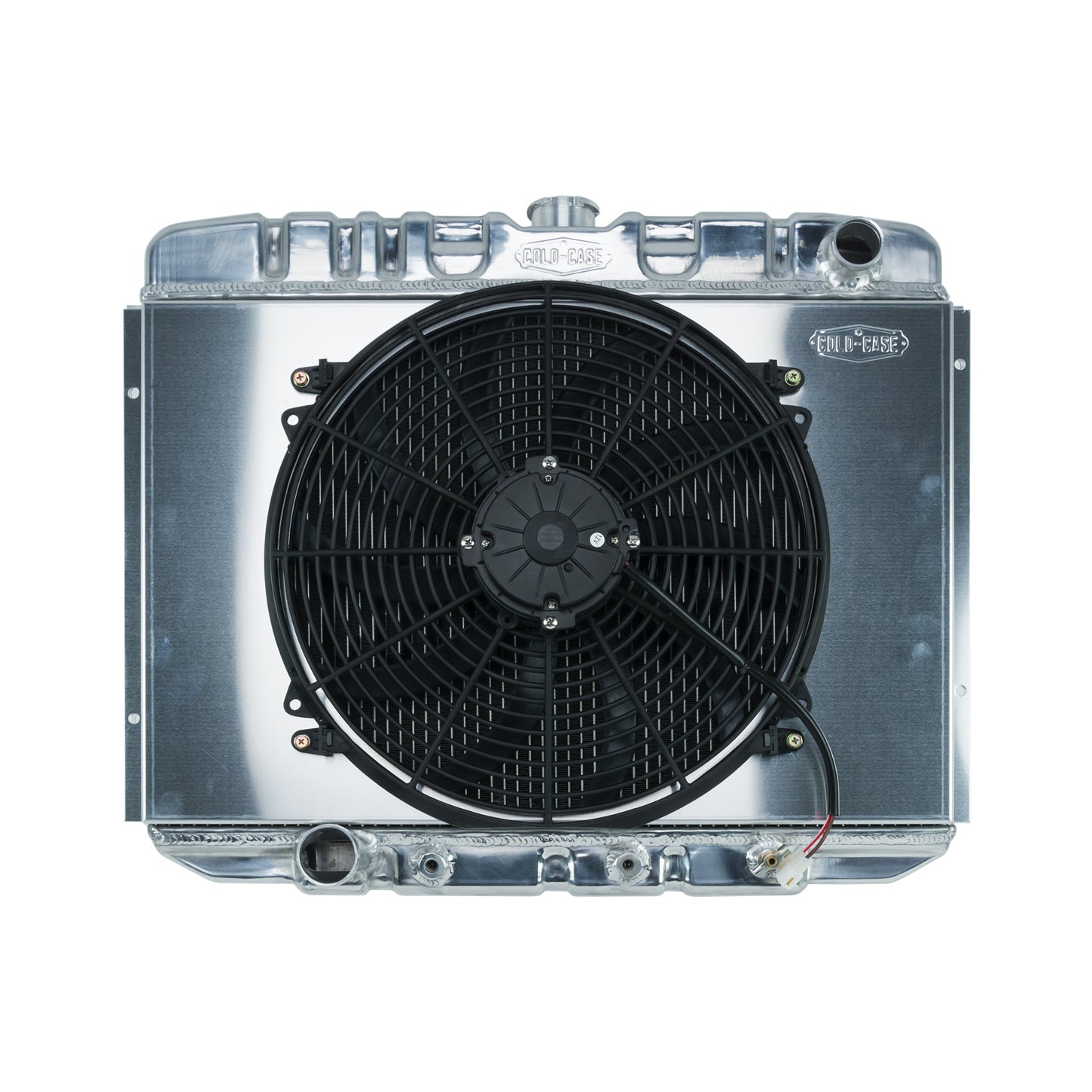 Cold-Case Aluminum Radiator and Fan - 25" W x 21.25" H x 3" D