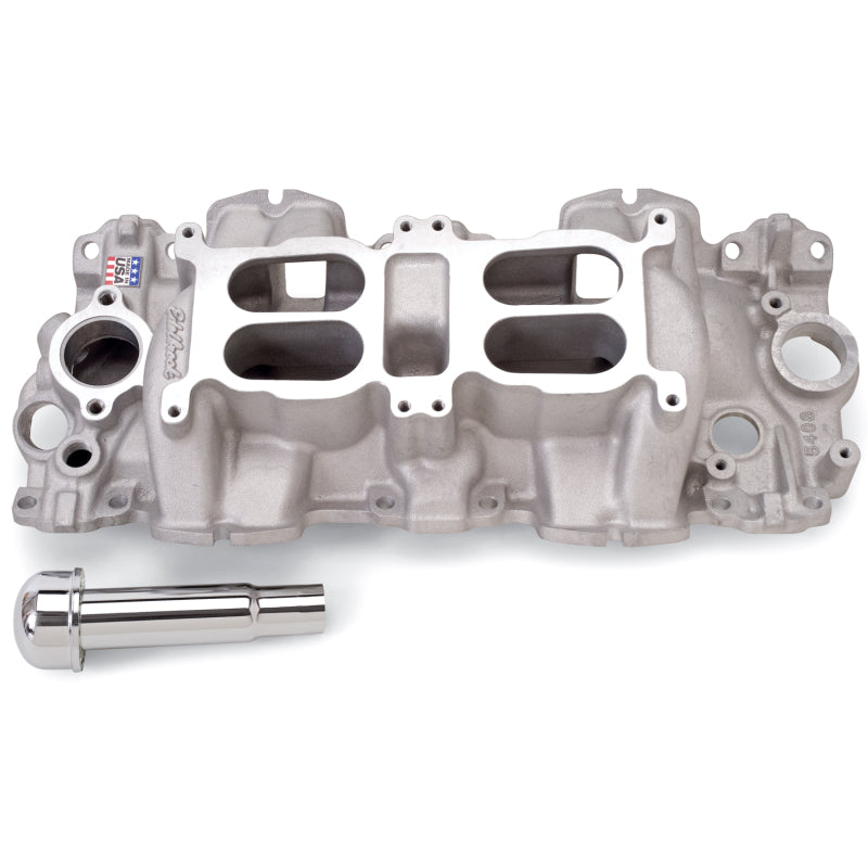 Edelbrock Performer RPM Dual-Quad Intake Manifold - Cast Finish