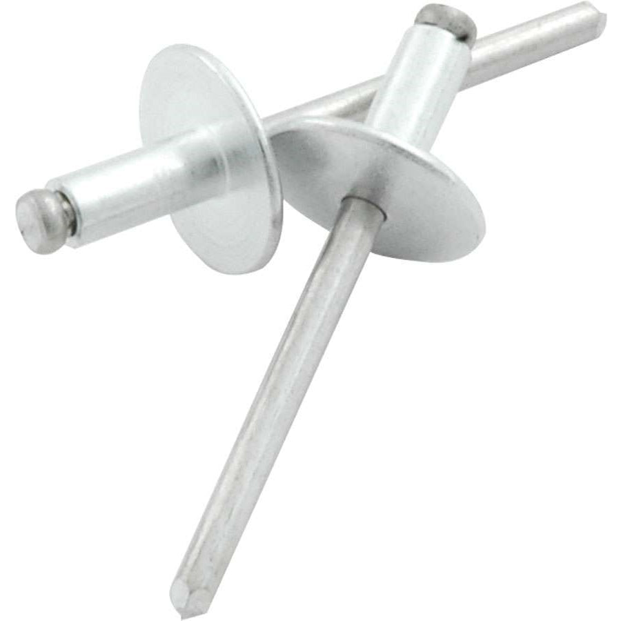 Allstar Performance 5/8 in Head Rivet - 3/16 in Mandrel - 1/8-1/4 in Grip Range - Aluminum - Set of 250