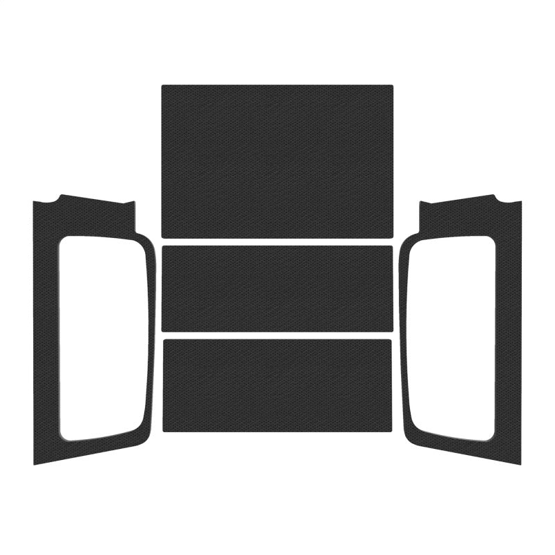 DEI Sound Deadening Headliner - Leather Look - Black - Jeep Wrangler 2004-06