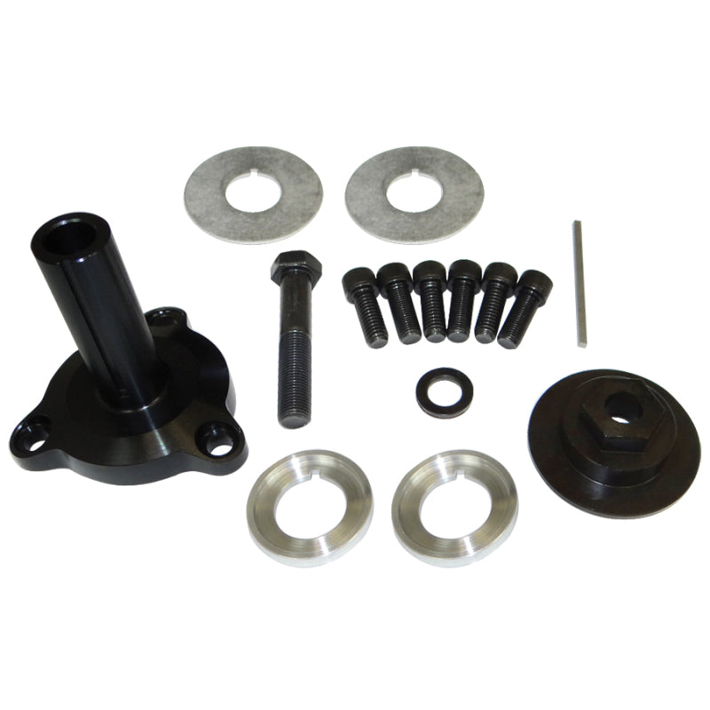 Moroso Performance Products 3" Long Mandrel Crank Mandrel Drive Kit Guides/Hardware/Spacers Aluminum Black Anodize