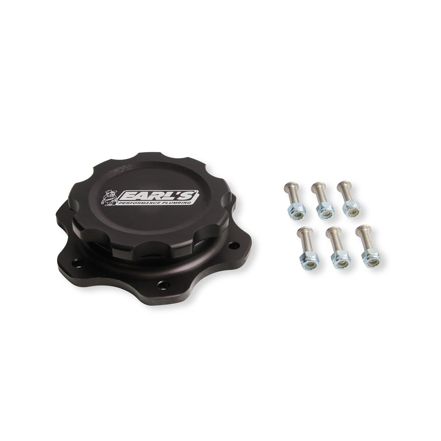 Earl's Billet Fuel Cell Cap-6-Bolt Flange