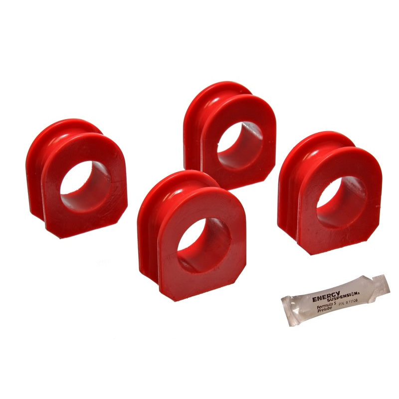 Energy Suspension Hyper-Flex Sway Bar Bushing - Rear - Non-Greasable - 1-3/4" Bar - Polyurethane - Red - (Set of 4)