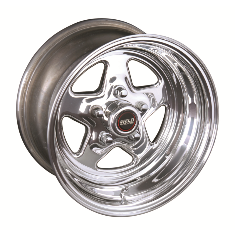 Weld Pro Star Polished Wheel - 15" x 10" - 5 X 4.75" - 4.5" -" BS - 15 lbs