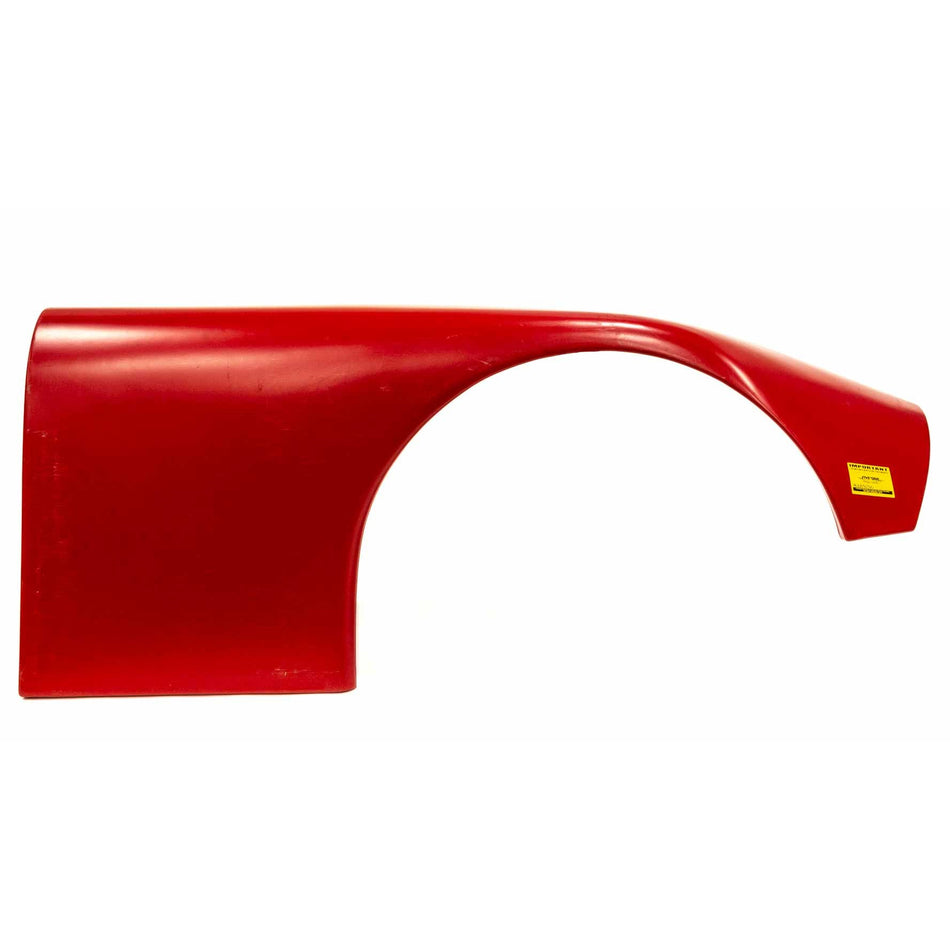Five Star ABC Plastic Fender - Red - Right (Only) - For use with 10" Tires