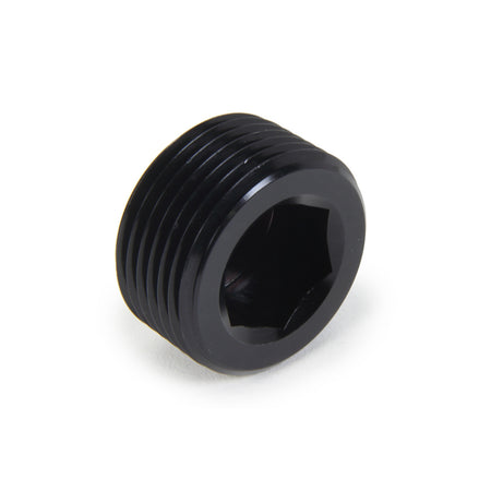 Triple X Race Co. Plug Fitting 3/4" NPT Allen Head Aluminum - Black Anodize