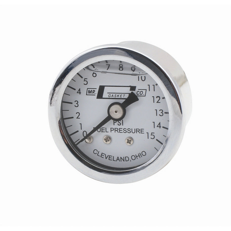 Mr. Gasket 0-15 psi Fuel Pressure Gauge - Mechanical
