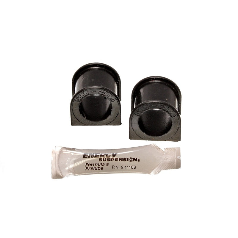 Energy Suspension Hyper-Flex Sway Bar Bushing - Front - 23 mm Bar - Polyurethane - Black - (Pair)