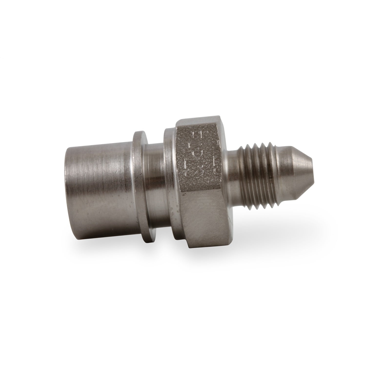 Earl's Steel Tubing Adapter -03 AN to 3/8-24 x 1.0 Female Inverted Flare