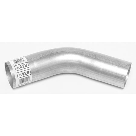 DynoMax 45 Degree Exhaust Bend - 3 in Diameter - 6 in Radius - 7 x 7 in Legs - 16 Gauge 41428