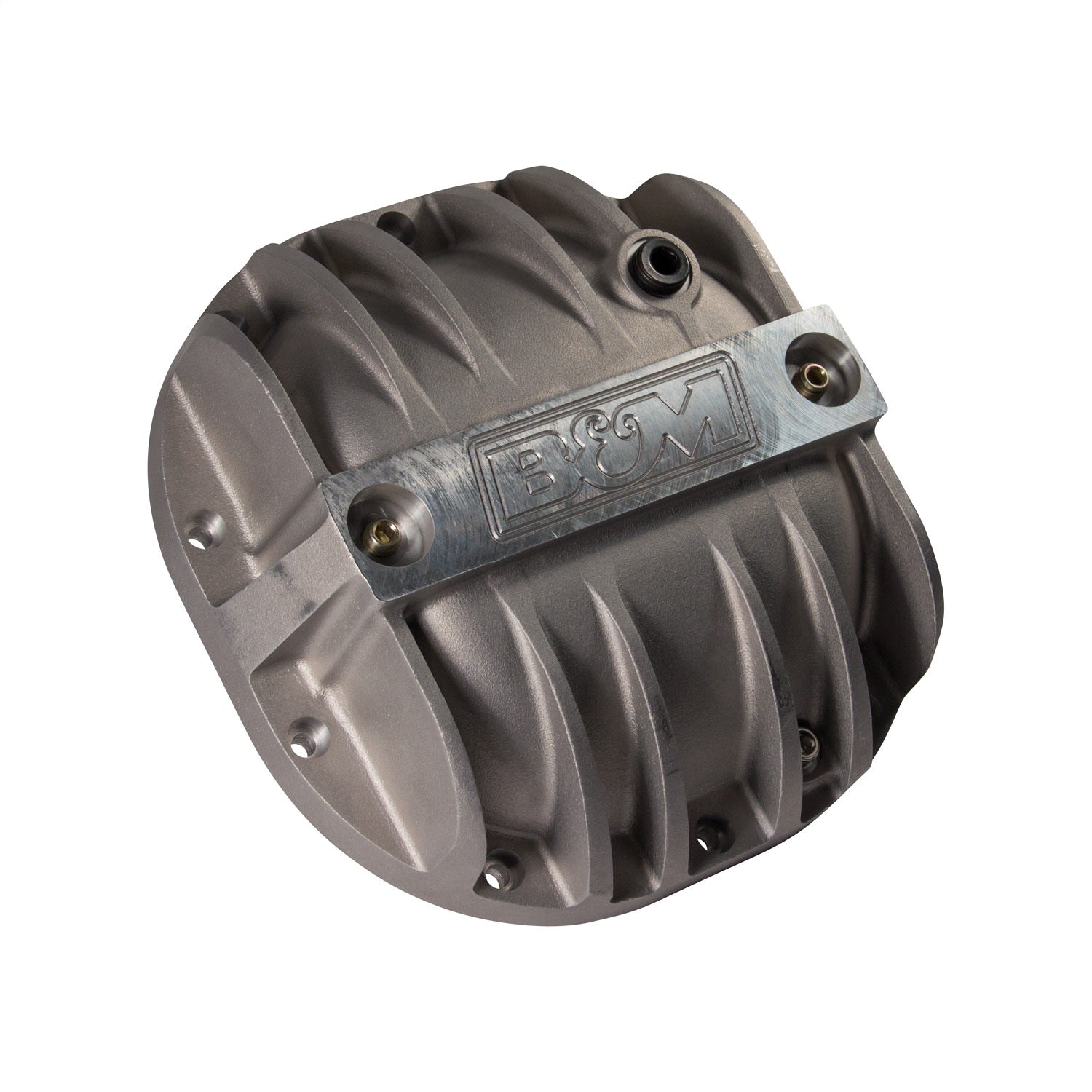 B&M Support Differential Cover Hardware Included Aluminum Natural - Ford 8.8