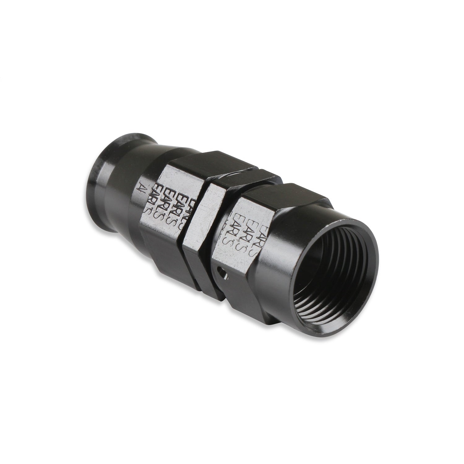 Earl's UltraPro Hose End - Straight - 12 AN Hose to 12 AN Female Swivel - Aluminum - Black