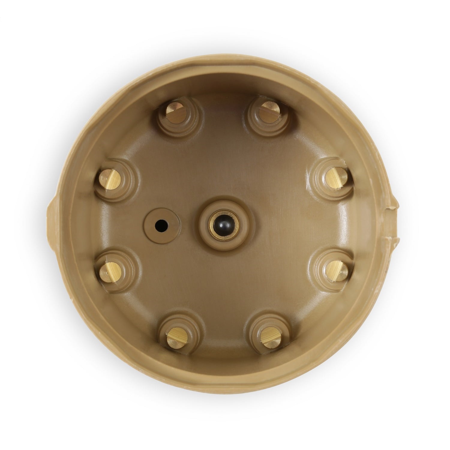 ACCEL Cap and Rotor Kit - Socket Style - Brass Terminals - Clamp Down - Tan - Vented - Mopar V8