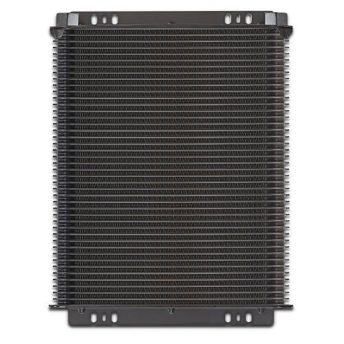 Proform Oil Cooler - 11.5 x 13.86 x 2 in - Stack Type - 10 AN Female O-Ring Inlet/Outlet - Black