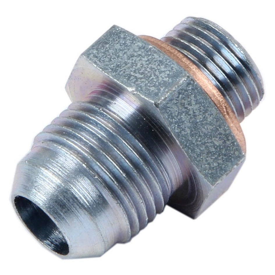 Carter Replacement Fuel Pump Outlet Fitting w/ Crush Washer 5/8-18 in Male x -08 AN Outlet