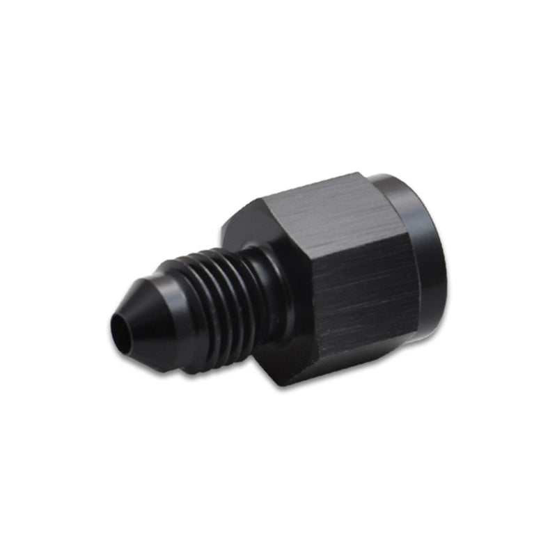 Vibrant Performance Straight 3 AN Male to 1/8 in NPT Male Adapter - Black