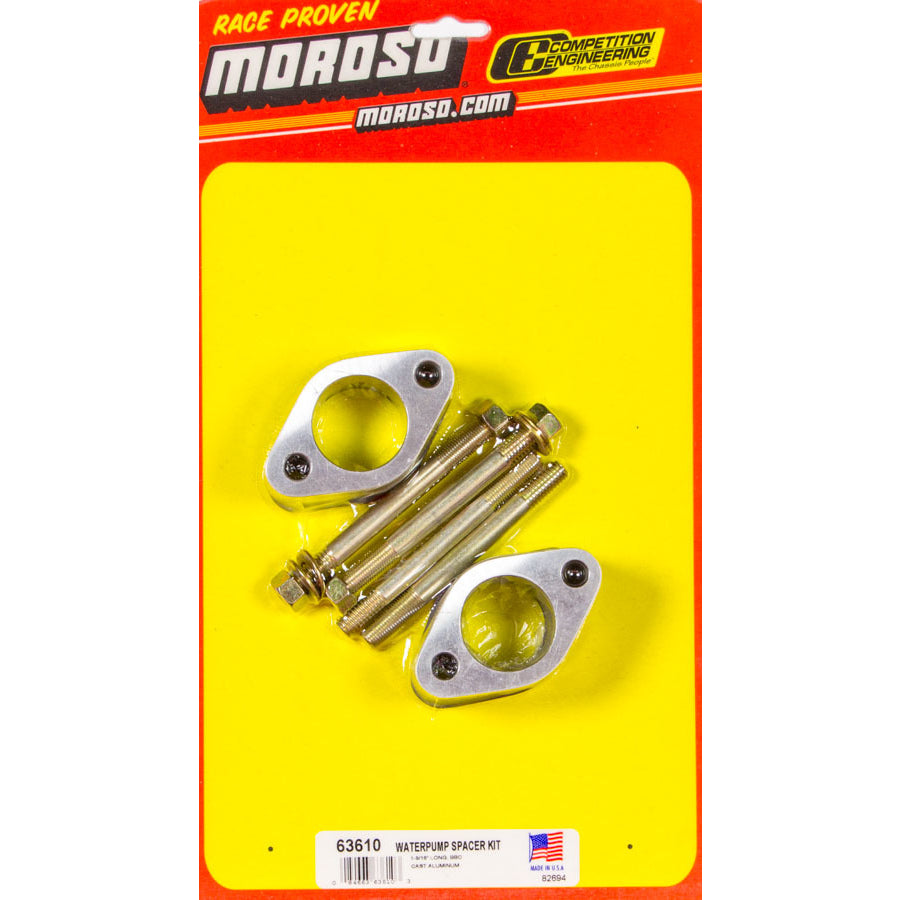 Moroso BB Chevy Water Pump Spacer Kit - BB Chevy