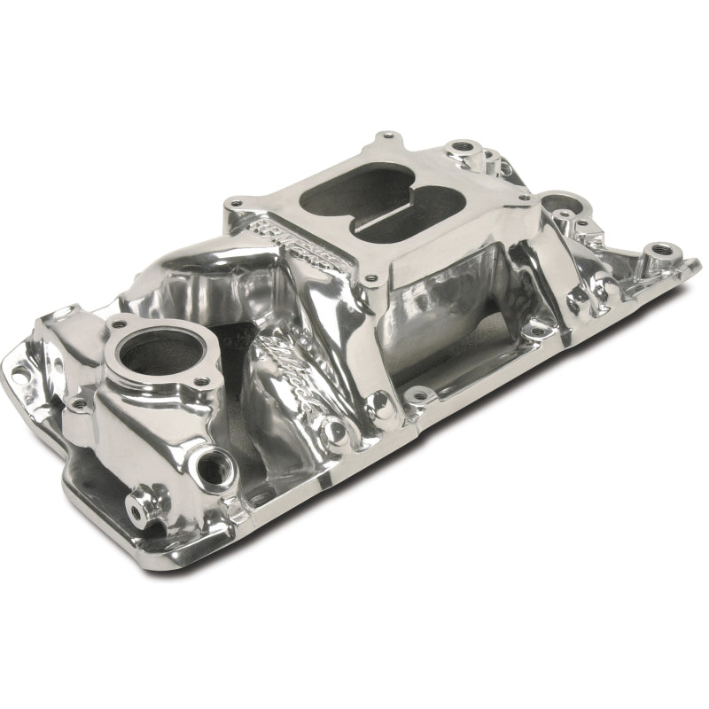 Edelbrock Performer RPM Air-Gap Intake Manifold - SB Chevy - Polished - (Non-EGR)