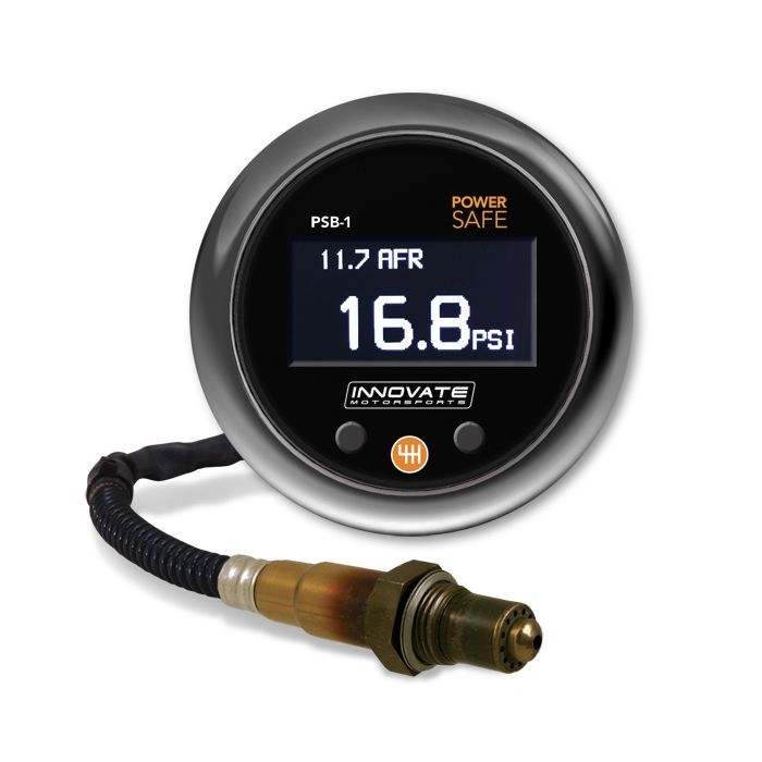 Innovate Motorsports Digital PSB-1 PowerSafe Gauge Kit - Boost / Wideband O2 - Multifunction