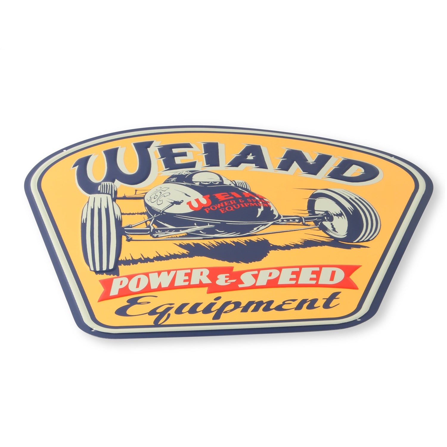 Weiand Metal Power / Speed Sign